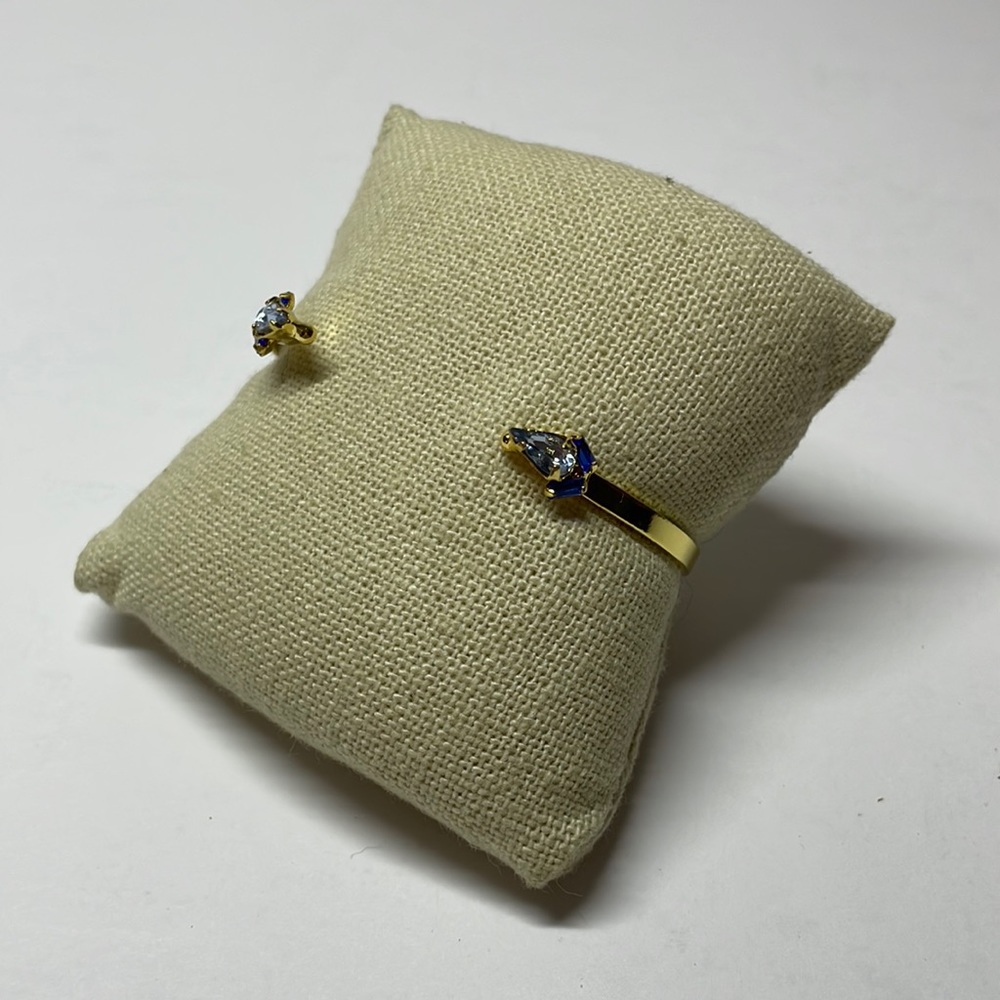 Sorrelli Gold and Blue Cuff Bracelet